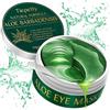 Tiepetly 60 Pcs Collagene Patch Occhi, Aloe Vera Maschera Occhi, Anti Rughe, Rimuovi Borse e Puffiness, Idrata Anti-Età (Aloe)