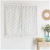LOJI HomeMaison.com Coppia di tende in etamina - Tenda stampata - Tenda oscurante - Tenda beige - Tenda 060 x 120