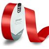 Vaessen Creative Nastro di Raso Rosso - Nastro Colorati 20 m x 25 mm per il Fai-da-te - Decorazioni Matrimonio - per Regali e Segnalibri