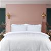 Sleepdown Set di biancheria da letto con copripiumino e federe trapuntate con arco, motivo geometrico, morbido, facile da pulire, matrimoniale (200 cm x 200 cm), 5.05624E+12