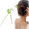 12 Bastoncini Per Capelli Lunghi In Legno - Accessori Vintage Cinesi Per Acconciature Fai Da Te - Regalo Per Amiche - 4