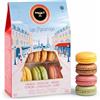 Maxim's de Paris - Scatola regalo 6 Macarons assortiti 72 g - Pasticceria francese autentica - Macaron Gusti vaniglia, pistacchio, limone, fragola, cioccolato, caffè - Made in France