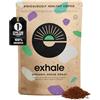 EXHALE Caffè macinato biologico fine, senza micotossine, antimuffa e ricco di polifenoli, per caffettiera, filtro o AeroPress (tostatura media, 225 g)