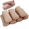 CZZSiug Protezioni per le dita dei piedi, in tessuto con rivestimento in gel, per prevenire lo sviluppo di mais, calli e blister tra le dita, ammorbidire e lenire la pelle, 6 confezioni da 2 diverse misure