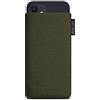 Adore June Classic Verde-Oliva Custodia Compatibile con iPhone 13 Mini/iPhone 12 Mini, Tessuto Resistente con Display di Pulizia Effetto