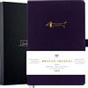 Scribble & Dot® Bullet Planner - Diario punteggiato | Carta ultra spessa da 160 g/m² - Diario punteggiato di alta qualità per artisti e creatori, include pagine di prova della penna (bassotto))