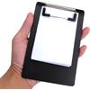 VOSSOT 5 Pezzi Portablocco A6 con clip in metallo gommato Plastica trasparente Porta-pad Lavagna da scrittura Ideale per il Lavoro Quotidiano