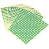 QUARKZMAN 2880Pz Etichette Autoadesive 0,39 Pollici Qc Pass 01 Adesivi Tondi Sigilli Antimanomissione per Approvazioni Controllo Qualità Gestione Inventari, Verde