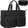 AKOZLIN Borsa da lavoro per infermiere, borsa da donna, borsa morta con grande capacità, multiscomparto per accessori infermieristici, viaggi, palestra, lavoro, scuola essenziale