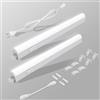 BOYIR LED Sottopensile Cucina con Interruttore 5W 31.5cm 500lm Luce LED Sottopensile Bianco Naturale 4000K Lampada Sottopensile Super Luminoso per Cucina Camera da Letto Bagno Libreria, Set di 2