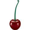 rackbone Catalpa Blume - Scopino per WC in plastica a forma di ciliegia di colore rosso ciliegia