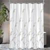 Lerores - Tenda per doccia e vasca da bagno, 200x180 cm, con fondo pesante, resistente alla muffa, impermeabile, lavabile, in tessuto di poliestere, con 12 occhielli e anelli per tenda da doccia per