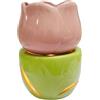FDDU Diffusore per Candele a Forma Di Chic, Diffusore Di a Forma Di Chic, Scioglicera per Candela Con Bruciatore a Olio In Ceramica, Materiale Ceramico, Capacità 180 ml, per Oli Essenziali, Cere Aromatiche