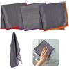 AetherAurora 3 pezzi Panni Magic Microfibra Carbonio, 400 Gsm 30x30cm Panno in Microfibra di Carbonio per Vetri e Finestre, Estremamente Assorbente, Morbido, Senza Striature, per Vetro, Stoviglie, Cucina