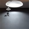 APCENS Plafoniera Led a Batteria con Sensore di Movimento, 210LM Lampada da Soffitta Batteria Luci Led Armadio con Sensore per Scale, Ripostiglio, Dispensa, Garage /16CM 6000K (Bianco Freddo, 1 pezzo)