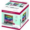 Tombow ORGA-108C - Organizer da scrivania vuoto, pratica conservazione per pennarelli, spazio per 108 pennarelli