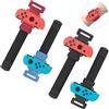 Auarte Wrist Bands for Just Dance 2024 2023 2022 2021 2020, Compatible with Switch/Switch Oled, Adjustable Elastic Straps for Zumba Burn It Up -Upgraded, 2 Pair Armbands for Adults and Kids