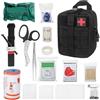 Mineup Trauma First Aid Kit, 46 pezzi Molle Emergenza di Primo Soccorso, Kit di Primo Soccorso per Esterni per medicina tattica per casa, auto, campeggio all'aperto