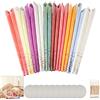 Ysimple 20 Pezzi 8 Diverse Fragranze Coni per Orecchie,25cm Cono Orecchie Cerume con 10 Dischi Protettivi e Tampone di Cotone,per Rimuovere la Cera Dell'orecchio,Relax e Pulizia