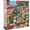 Eeboo - Puzzle 1000 pezzi Pasticceria di Natale - Puzzle per adulti 1000 pezzi in cartone - Dimensioni 58,5 cm x 58,5 cm