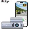 Hirige ahua Technology Hirige M4 Dash Camera: 4K Ultra HD, visione notturna superiore, rilevamento degli urti con sensore G, registrazione in loop e Smartp