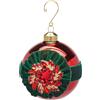 EDG Sfera Di Natale Con Gemme 10 Cm Rossa