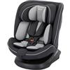 Safety 1st Cosmo i-Safe, Seggiolino Auto Girevole (Base), (0-12 Anni, 40-150 cm), Seggiolino Auto 0-36 Kg, Riduttore Neonato, 11 Posizioni Poggiatesta, Reclinabile 6 Posizioni, Leggero (5,6 kg), Nero