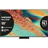 Samsung Neo QLED 4K Vision AI Smart TV 55'' QE55QN85FAUXZT, NQ4 AI Gen2 Processor, 4K AI Upscaling, Dolby Atmos & OTS Lite, Simple Chamfer Design,PACCHETTO INTRATTENIMENTO, 2025