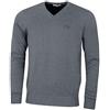 Calvin Klein Maglione Golf Uomo Durevole e Scollo a V - Grigio Marl - XXXXL