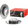 Brembo Xtra 08.7165.1X - Disco Freno Forato Posteriore, Set di 2