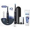 Oral-B Spazzolino Elettrico Ricaricabile iO6 Nero Con Custodia Da Viaggio, 1 Spazzolino + 1 Dentifricio Gengive & Smalto Repair, Classico-Menta 75ml