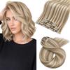 Moresoo Extension Capelli Veri Clip Remy Umani 25 cm #P9A/60 80g 5pz