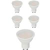 A2ZWORLD 5 Pezzo Lampada LED GU10 10W 1450LM 220V, Bianco Freddo 6500K 110°, Luce Angolo Largo, Faretto LED Alta Luminosità