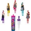 Barbie Color Reveal -Serie Monocolor, Bambola con 7 Sorprese, Assortimento Casuale, Giocattolo per Bambini 3+ Anni, GTR94