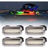 4 luci di poppa per barche 27 LED in acciaio inossidabile per yacht,