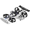 Aereo telecomandato Land Air RC Quadcopter per bambini, regali per bambini