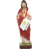 Proposte Religiose Statua del Sacro Cuore di Gesù in Resina. Altezza cm 30. Dipinta a Mano.