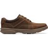 Clarks Bradley Walk, Oxford Uomo, Pelle di Cera d'api, 40 EU Larga