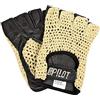 Lampa Pilot-1, guanti guida mezze dita - L - Nero