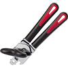 Westmark Apriscatole con alza-tappo, Lunghezza: 20,8 cm, Acciaio/Plastica, Gallant, Nero/Rosso, 29402270