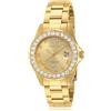 Invicta Pro Diver - Orologio da Donna in Acciaio Inossidabile con Movimento al Quarzo - 38 mm, Oro