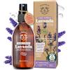 BIONOBLE Idrolato di Lavanda Bio e 100% di Origine Naturale - Lenisce, Purifica e Regola - Acqua di lavanda per Acne - Viso, Corpo, Capelli - Bottiglia di Vetro con Spray - Prodotto in Francia - 200ml