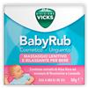 PROCTER & GAMBLE SRL VICKS BabyRub Massaggio Lenitivo e Rilassante per Bebè, 50 g