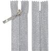 Aerzetix - C63862 - Set di 10 Cerniere Lampo con Denti in plastica iniettata N°3 18cm Non separabili - cursore in Metallo - Colore Argento - Abbigliamento Cucito merceria Giacca