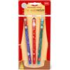 LEGAMI Set di penne cancellabili, edizione natalizia, schiaccianoci con 3 penne gel cancellabili, schiaccianoci, ballerina e re dei topolini