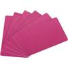 QUARKZMAN 40pz Carte PVC Vuote 30Mil per Stampante Badge ID Rosa | Carte in Plastica di Qualità Grafica Lucide Impermeabili, Fotografico