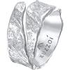 Kuzzoi Anello da uomo in stile usato, in argento 925 massiccio (12 mm), 60