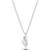 NARMO Collana per Le Donne 925 Argento Sterling Tulipano Fiore Pendente Dainty Gioielli Regali