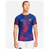 PSG Paris Saint-Germain FC DR1487 Season 2022/23 Official T-Shirt Uomo Old Royal/Old Royal/Global Red/White S