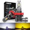 TUINCYN Lampadina LED 16000LM, +600% Super Luminosa 1:1 Mini Fari per Auto Sostituzione per Alogena Lampade e Xenon Luci, Plug and Play, Non polarità, 6000K Bianco DC12V